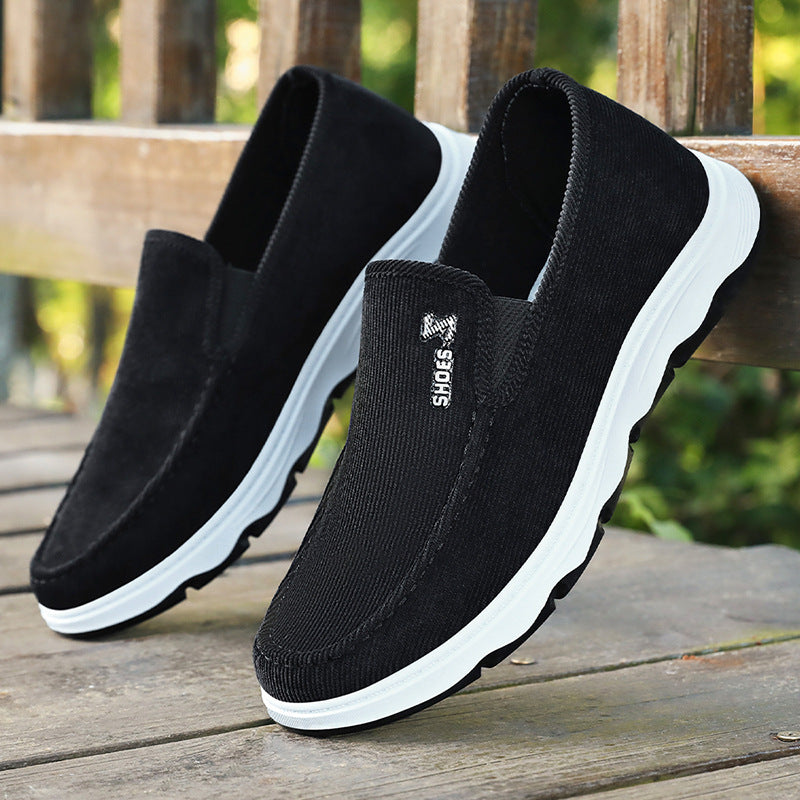 Mens Canvas Slip On Casual Dad Shoes