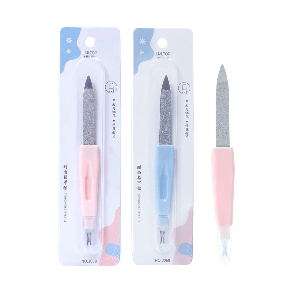 Double-Headed Nail File | V-Shaped Dead Skin Picker