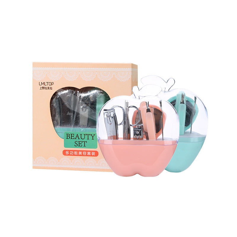 9-Piece Apple Manicure Set | Multifunctional Nail Kit