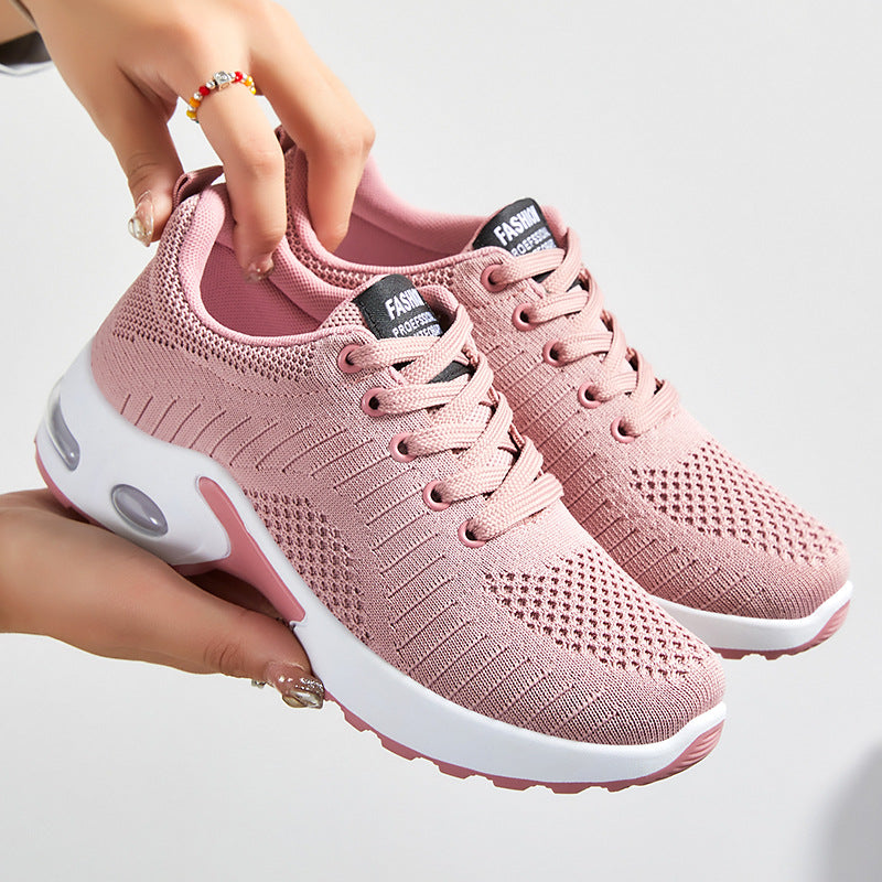 Aero Luxe Air Cushion Lace Up Running Shoes