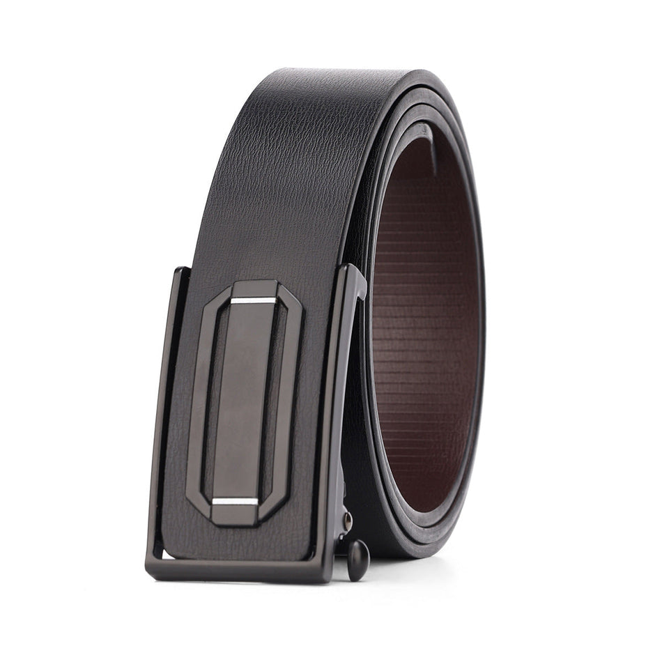 Men’s Leather Automatic Buckle Cowhide Belt