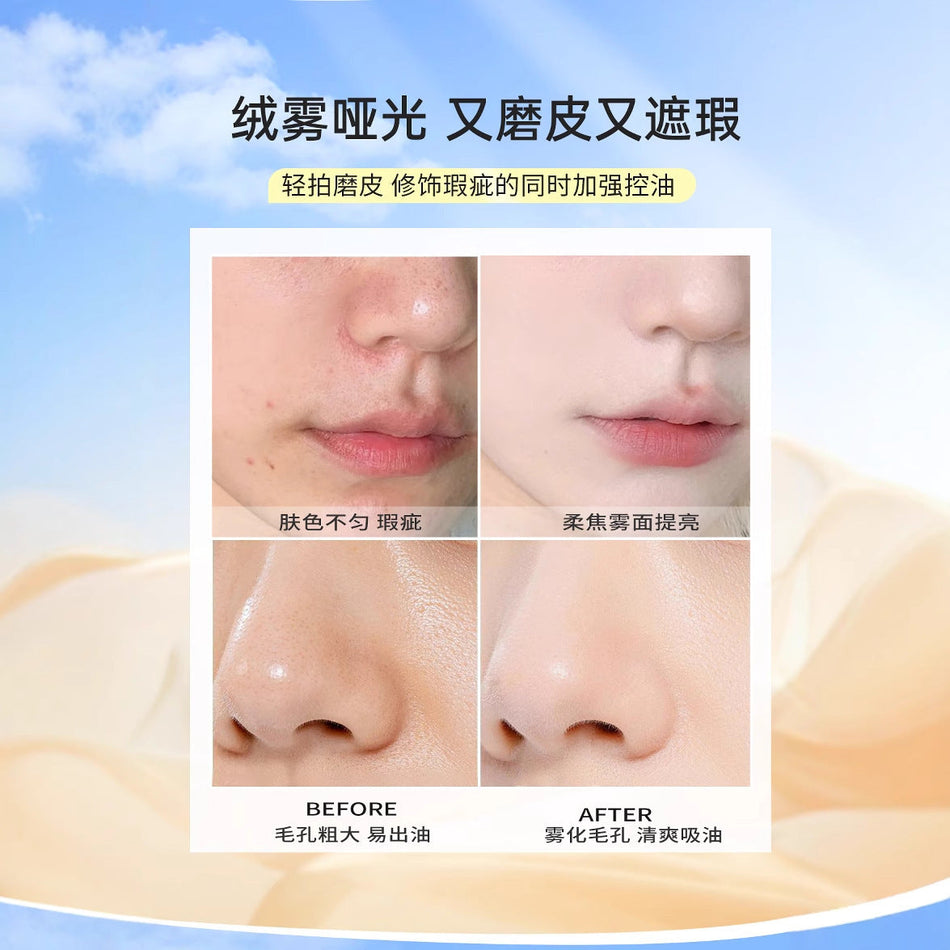 Little Sun Bob Waterproof Oil Control Compact Powder
