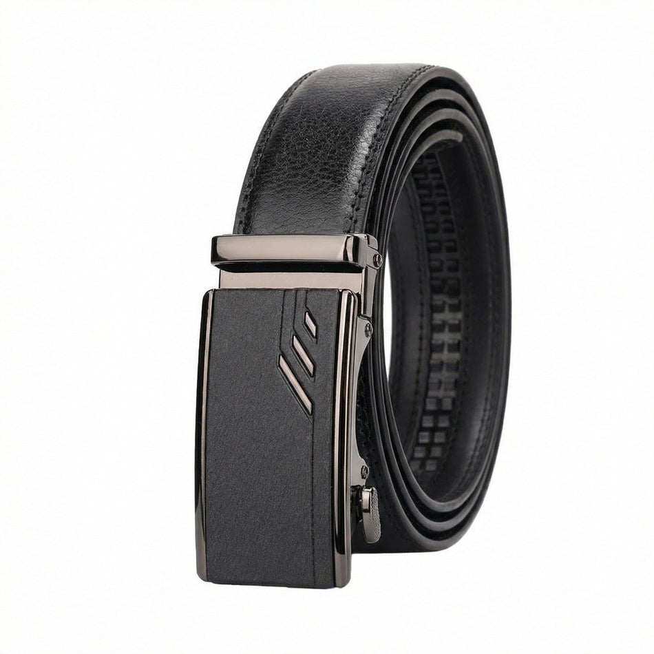 Men’s Cowhide Automatic Buckle High-Grade Belt