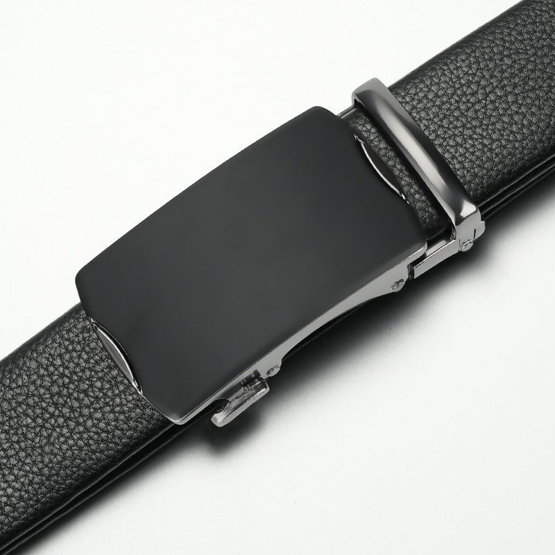 Men’s Trendy All-Match Leather Automatic Belt