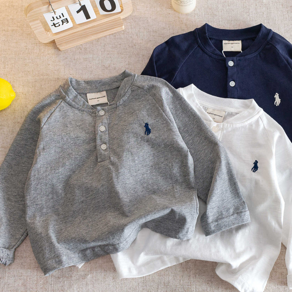 Boys Pure Cotton Polo T-Shirt Spring 2026