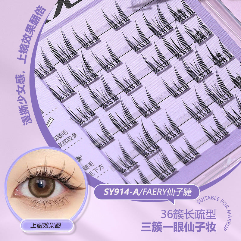 Lmltop Mixed Devil Fairy Lower Cluster False Eyelashes SY900