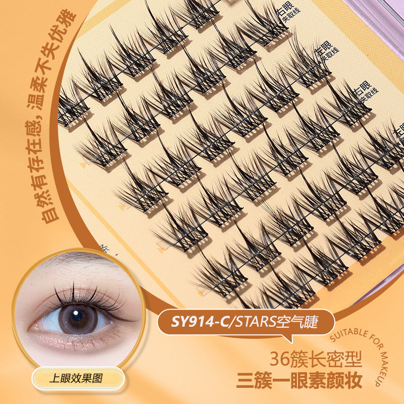 Lmltop Sunflower Dandelion Natural Cluster False Eyelashes SY909