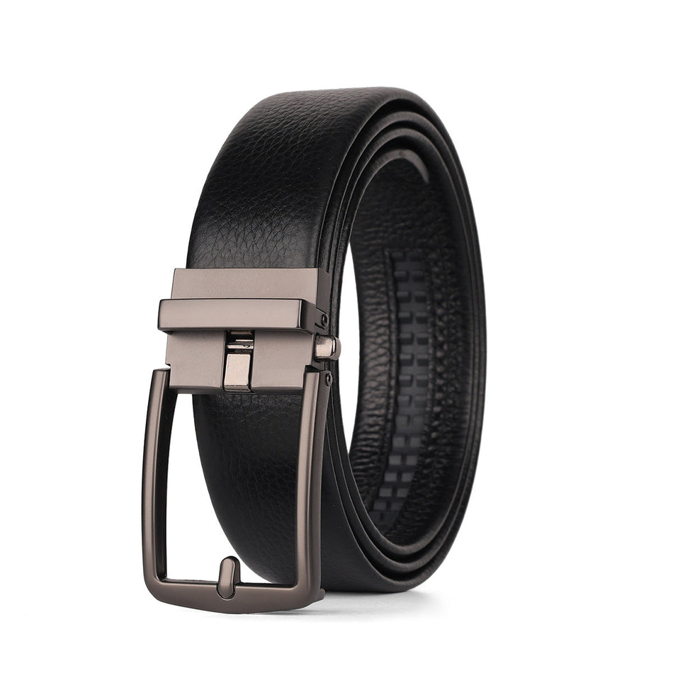 Men’s First Layer Cowhide Automatic Buckle Belt – Classic
