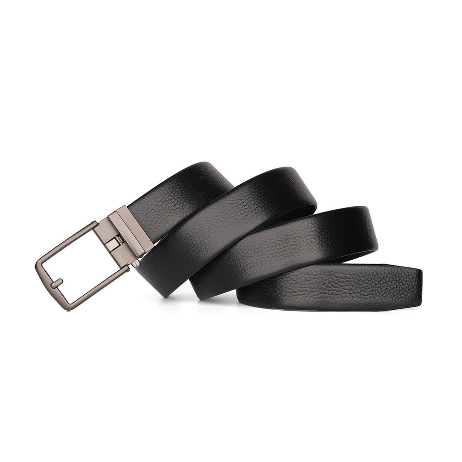 Men’s First Layer Cowhide Automatic Buckle Belt – Classic