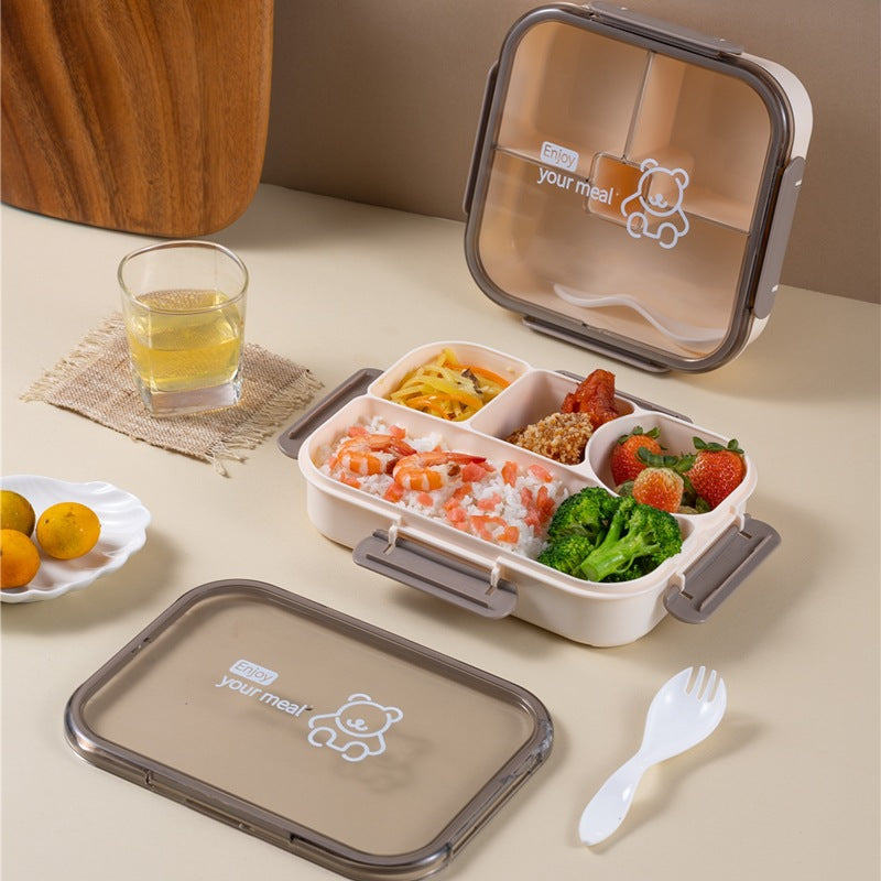 Square Microwave Safe Food Fruit Lunch Box Refrigerator Storage