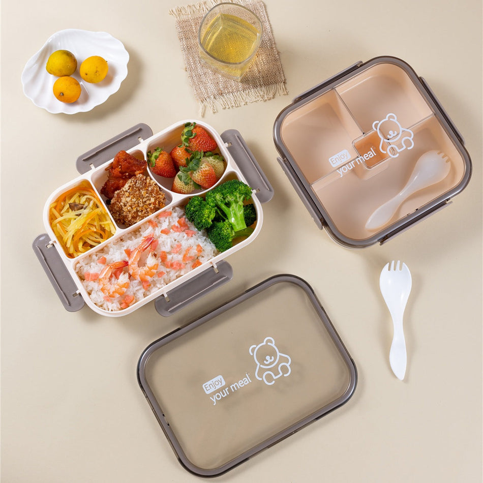 Square Microwave Safe Food Fruit Lunch Box Refrigerator Storage