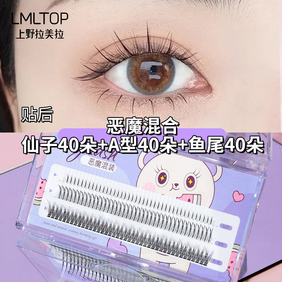 Lmltop Mixed Devil Fairy Lower Cluster False Eyelashes SY900