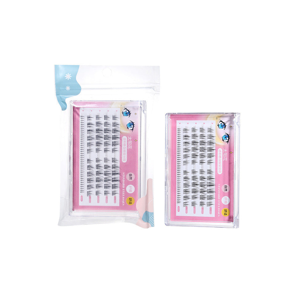 Lmltop Sunflower Comic Style Segmented False Eyelashes SY908