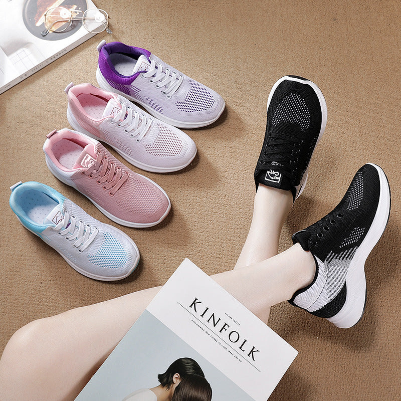 Second Skin Fly Knit Trendy Sports Sneakers