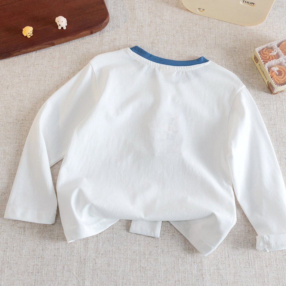 Kids 3D Cartoon Cotton Long-Sleeve T-Shirt 2026