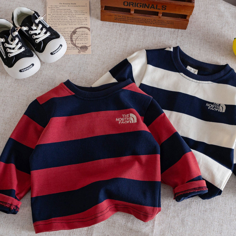 Boys Striped Long-Sleeve Sweatshirt Spring 2026