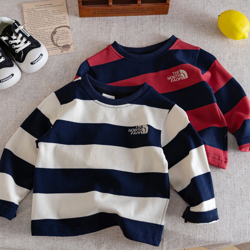 Boys Striped Long-Sleeve Sweatshirt Spring 2026