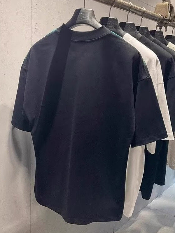 Men’s Peacock Feather T-Shirt – Summer Luxury Casual