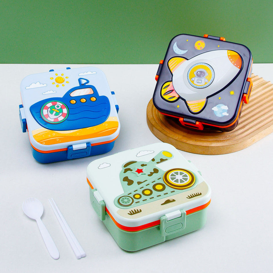 Cartoon Microwave Safe Lunch Box Food Storage Preservation Box