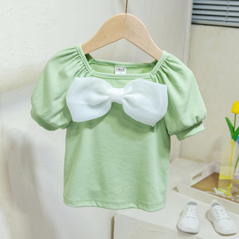 Girls Bow Short-Sleeve T-Shirt Summer 2026