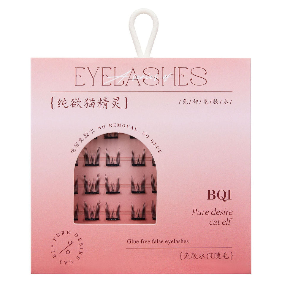 Pure Desire Cat Elf Glue-Free False Eyelashes – Thick Curly