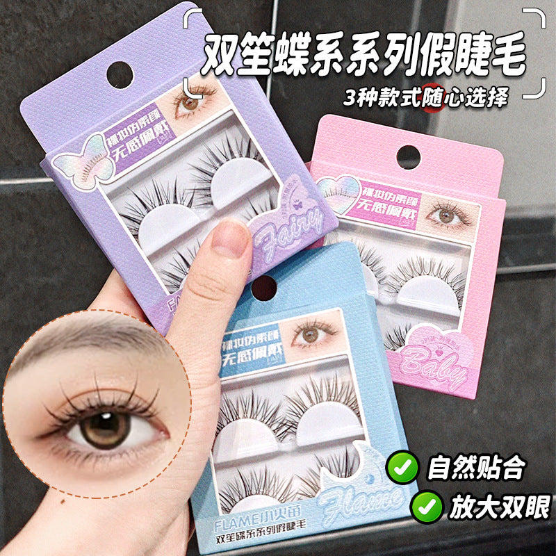 Lmltop Butterfly False Eyelashes SY923 – 2 Pairs Small Flame