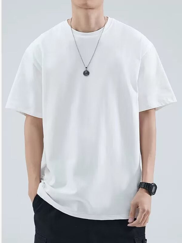 Men’s Loose Summer T-Shirt – Trendy Casual Half Sleeve