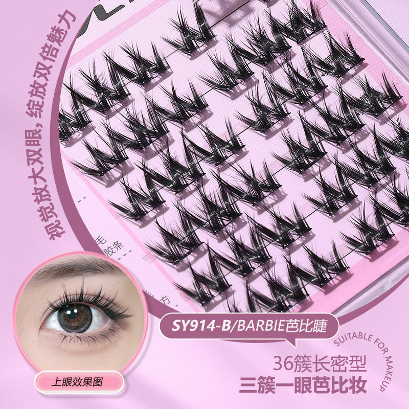Lmltop Lazy Barbie Self-Adhesive False Eyelashes SY914 –