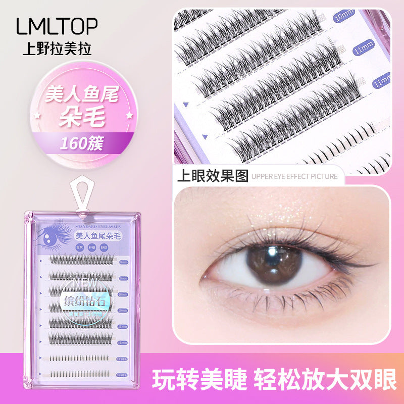 Lmltop 160 Clusters Mermaid Tail False Eyelashes SY913 – 8 Rows