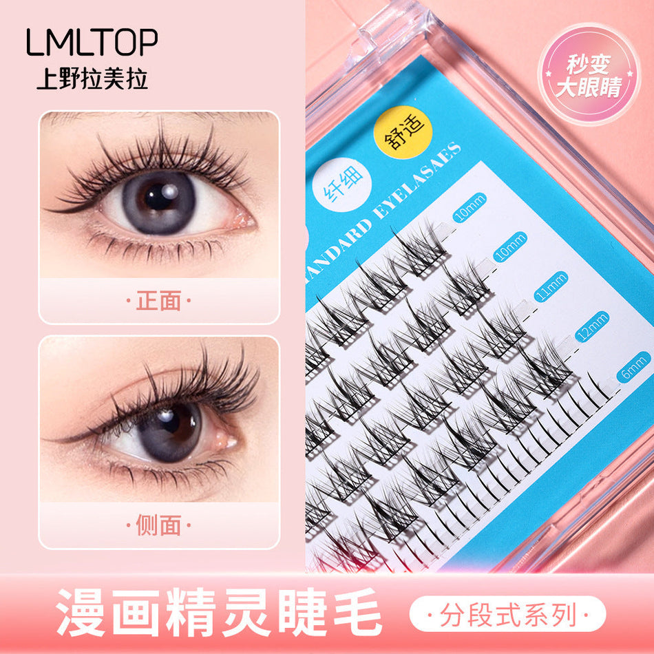 Lmltop Comic Eye Lazy Trilogy Cluster False Eyelashes – Lower