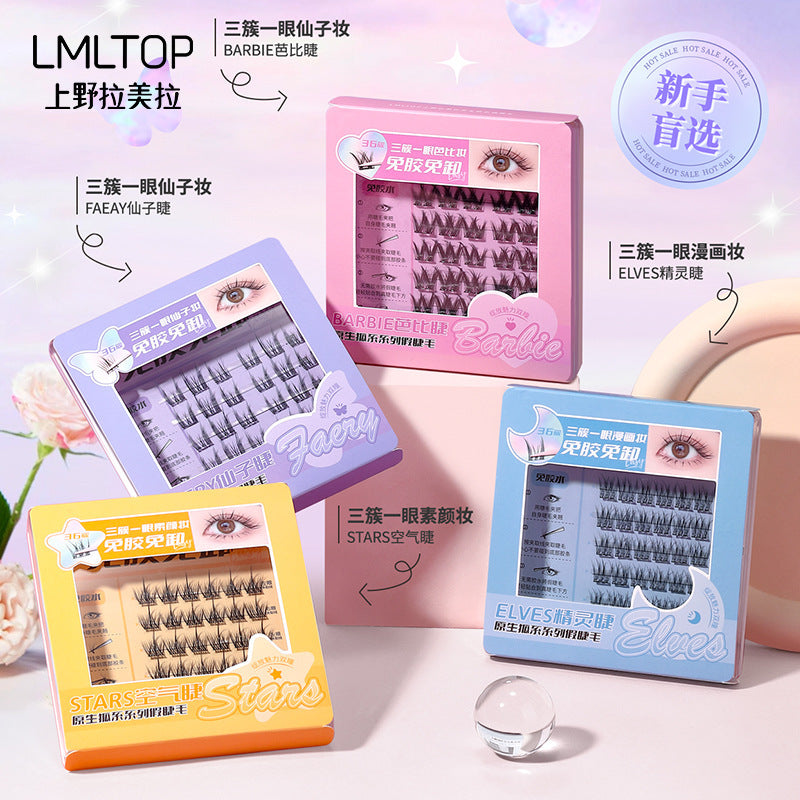 Lmltop Native Fox Glue-Free Segmented False Eyelashes SY914 –