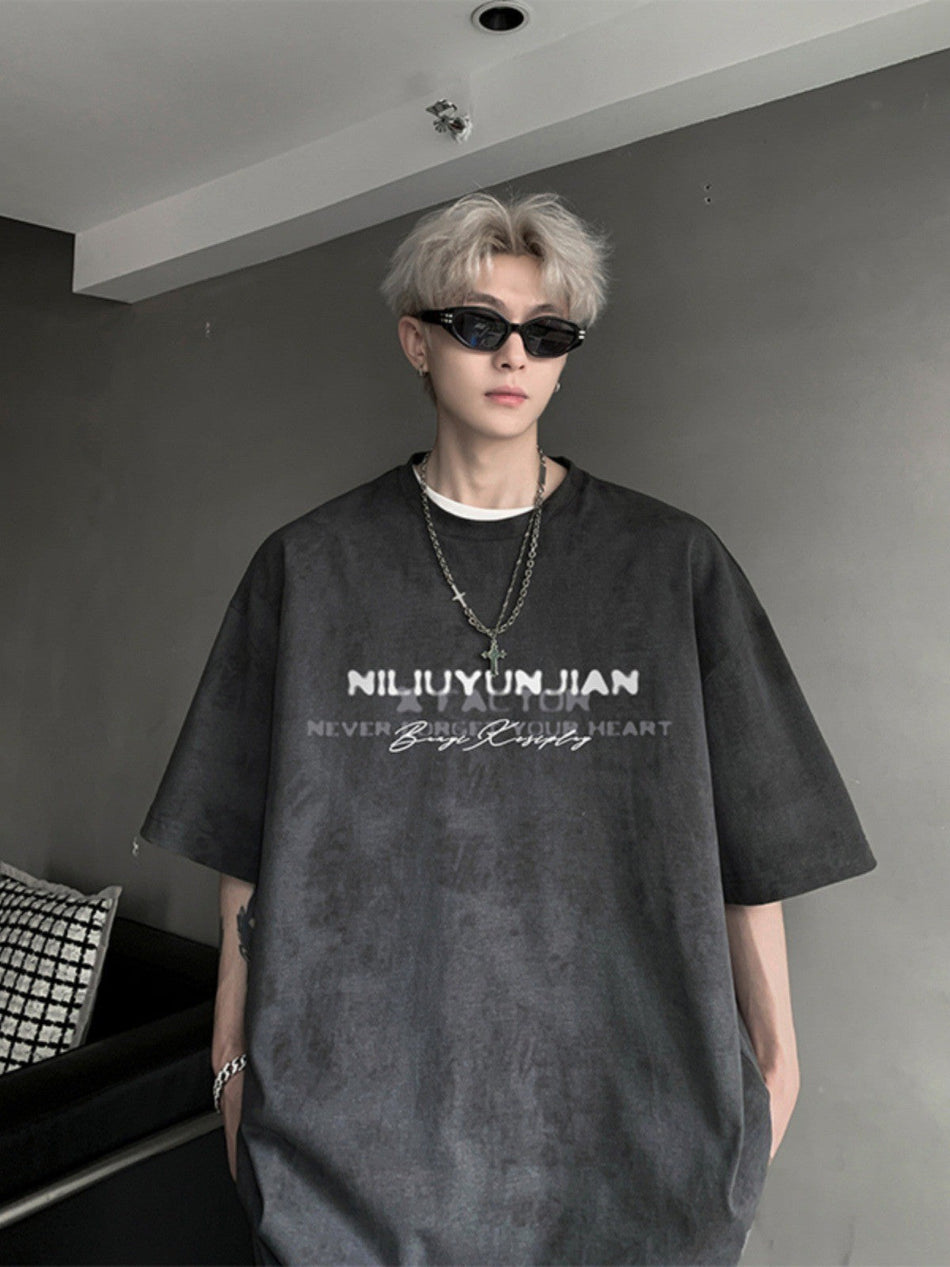 Men’s Tie-Dye T-Shirt – Summer 2025 Loose Trendy Top