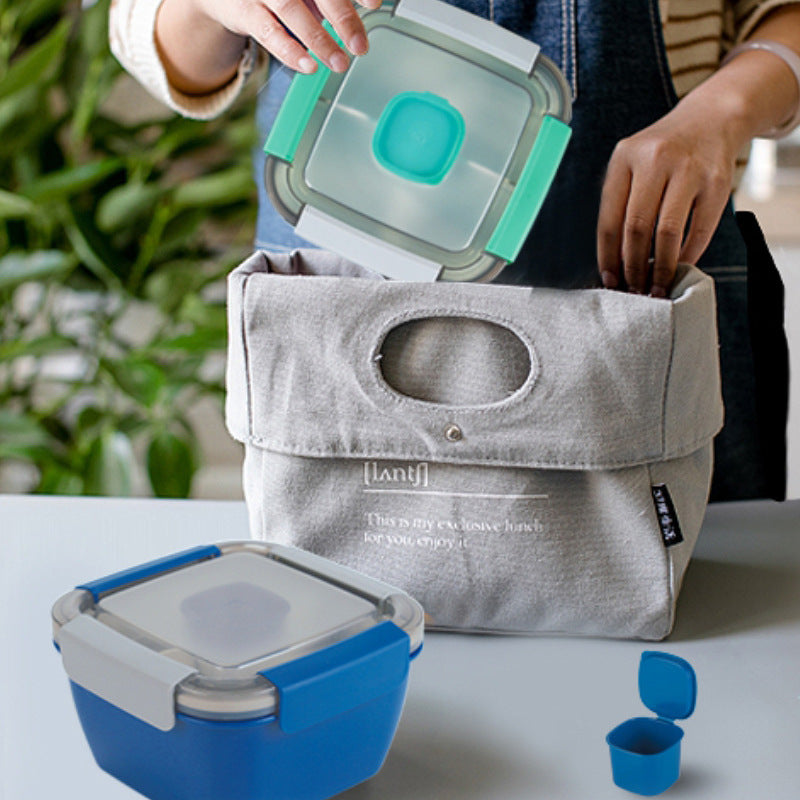 Double Layer Sealed Lunch Box with Compartments