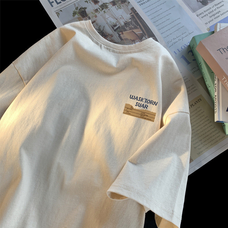 Men’s 240g Cotton T-Shirt – Hong Kong Casual Summer Fit