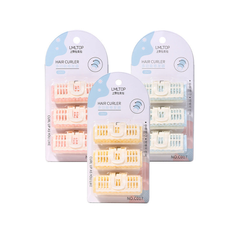 3-Pc Hair Curler Set | Heatless Styling Rollers