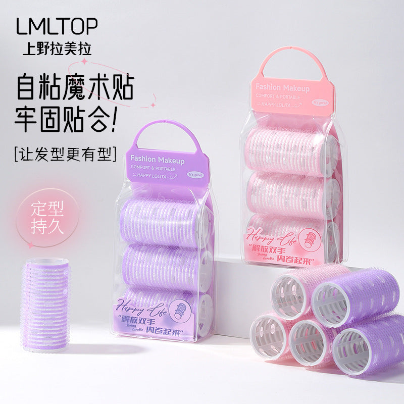 3-Pc Velcro Hair Roller | Air Bangs Styling