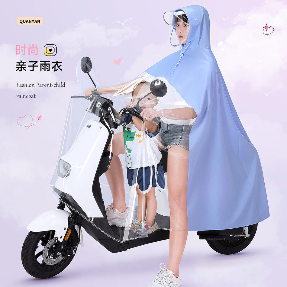 2026 Parent-Child Integrated EV Poncho: Full-Body "Anti-Storm"