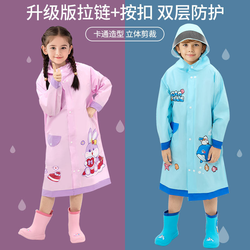 Wholesale 2026 "Storm-Ready" Kids' Raincoat: School &