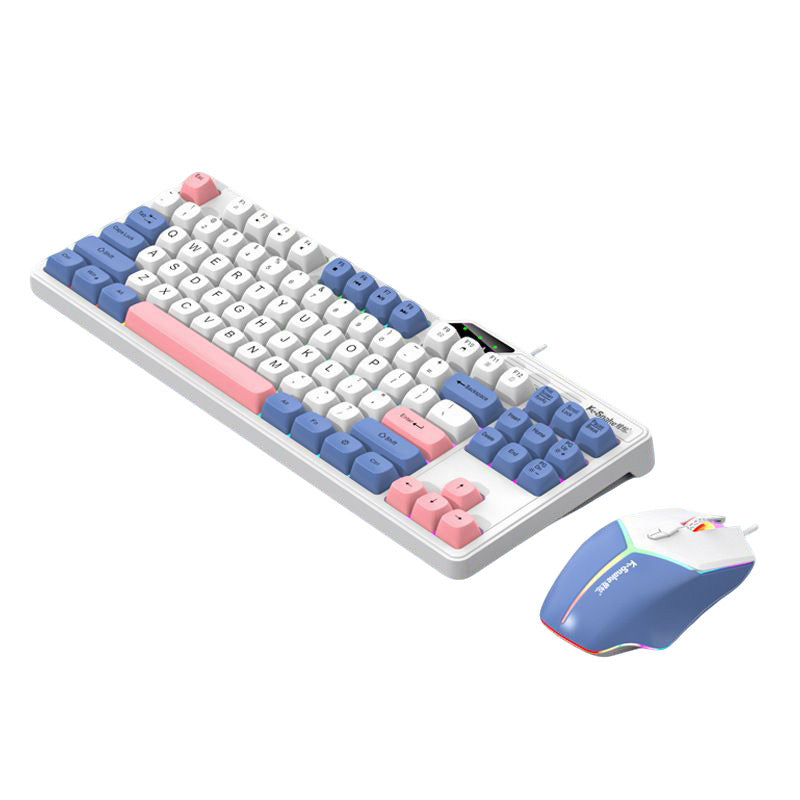 Viper KM870 Mechanical-Feel Keyboard & Mouse Set