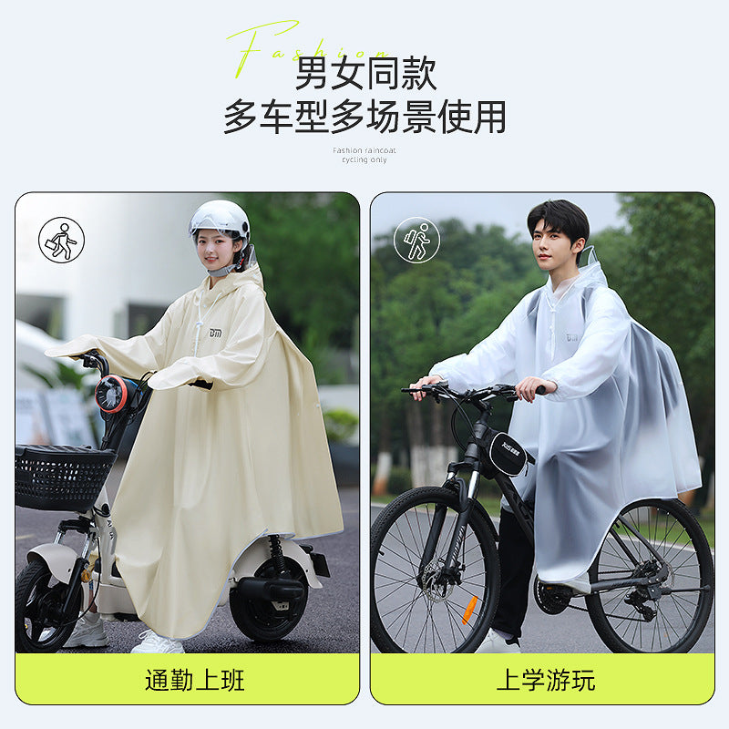 Ultimate Full-Body Anti-Storm Raincoat for E-Bikes & Cycles