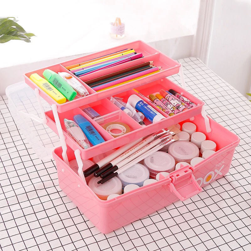Multilayer Household Medicine Box Portable Emergency Storage Box
