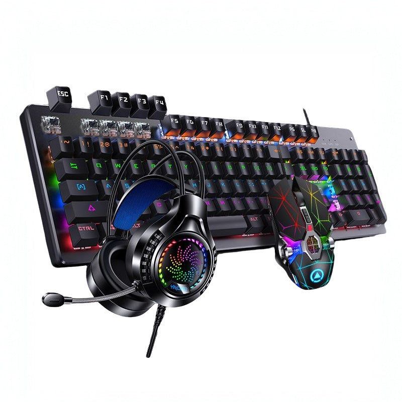 Silver Eagle Summoner True Mechanical Keyboard Green Axis Black