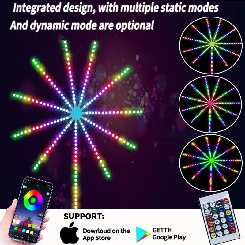 RGB Smoke Effect LED Lamp Music Voice Control Light