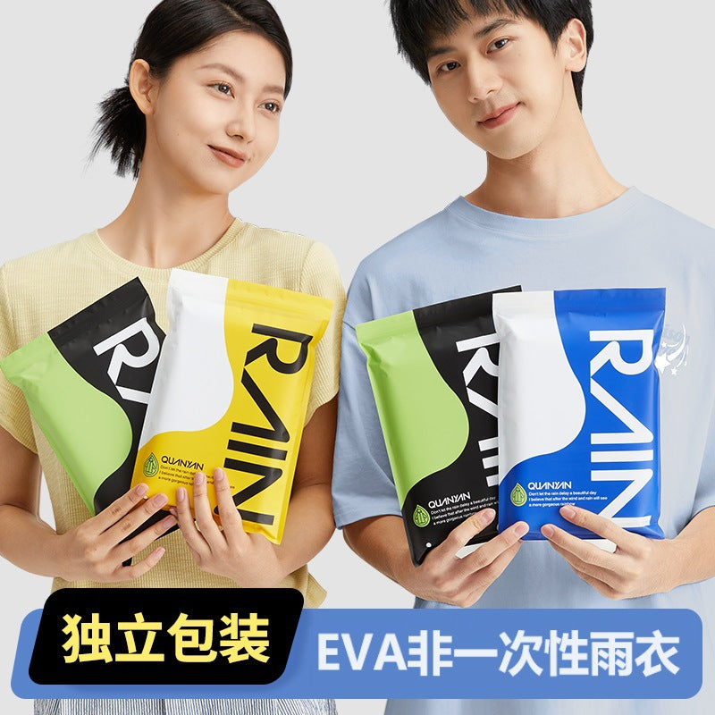 Durable EVA Thickened Long Raincoat for Hiking & Travel