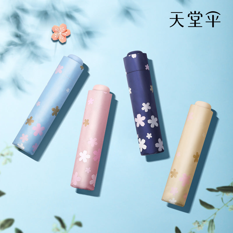 Paradise 33633E Romantic Cherry Blossom Dual-Use Sun Umbrella