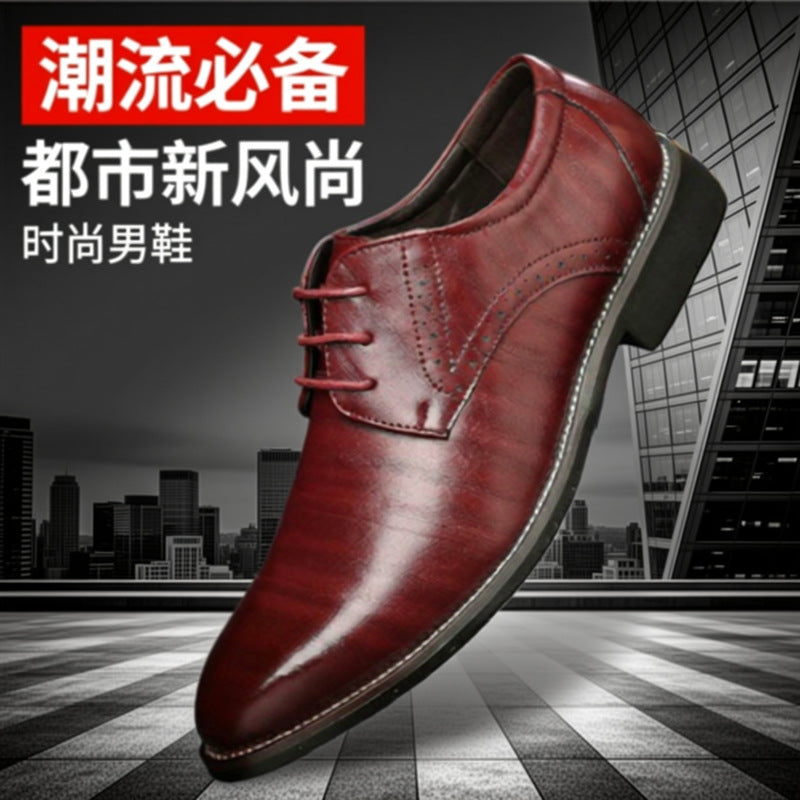 Men’s Formal Wedding Leather Shoes Pointed