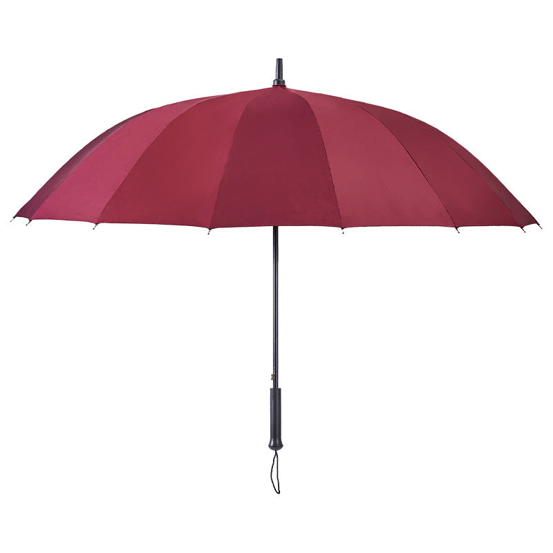 Paradise 13039E 16 Bone Extra-Large Black Glue Sun Umbrella