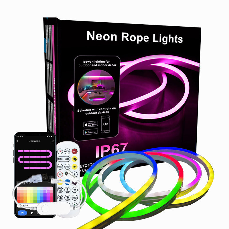 WiFi Bluetooth Neon LED DIY Music Light USB Strip