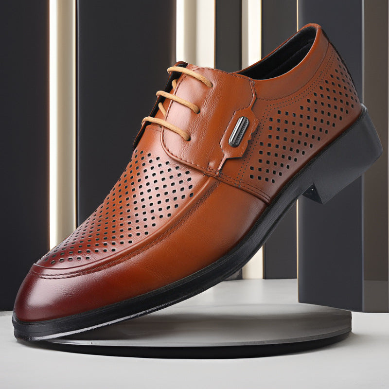 Men’s Breathable Casual Leather Sandal Shoes