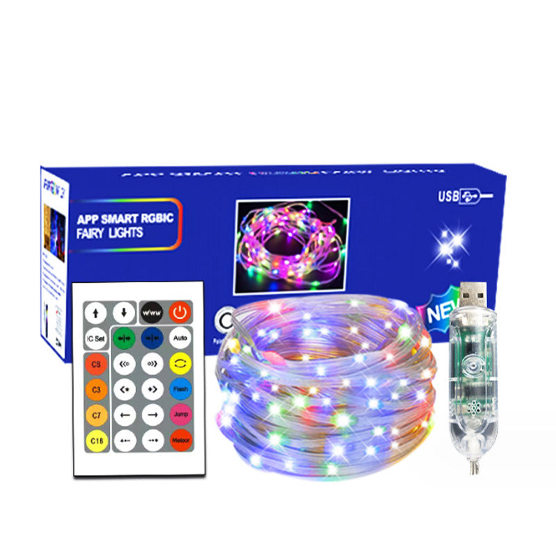 USB RGB String Lights Smart Bluetooth Christmas Lights